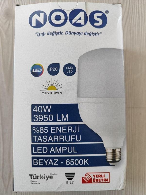Noas Led Ampul 40 W 6500K Beyaz Işık (4 Lü Paket) - Image 1