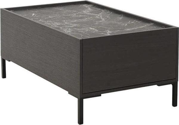 Adore Mobilya Pool Çekmeceli Dikdörtgen Orta Sehpa-godiva-mermer Desenli 103x42x60 Cm (gxyxd) - Image 1