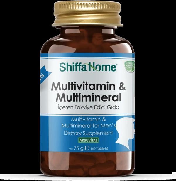 Shiffa Home Multivitamin & Multimineral - Erkek 60 Tablet - Image 1
