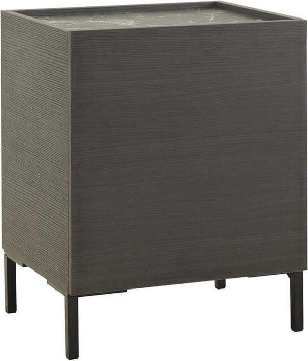 Adore Mobilya Pool Tek Kapaklı Tv Ünitesi-godiva-mermer Desenli 52x70x42 Cm (gxyxd) - Image 1