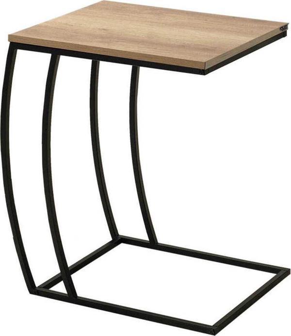 Adore Mobilya Profile C Sehpa - Açık Ceviz (tori) 50x62x35 Cm (gxyxd) - Image 1
