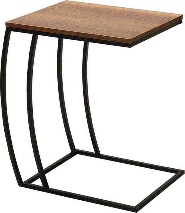Adore Mobilya Profile C Sehpa - Koyu Ceviz (oslo Ceviz) 50x62x35 Cm (gxyxd) - Image 1