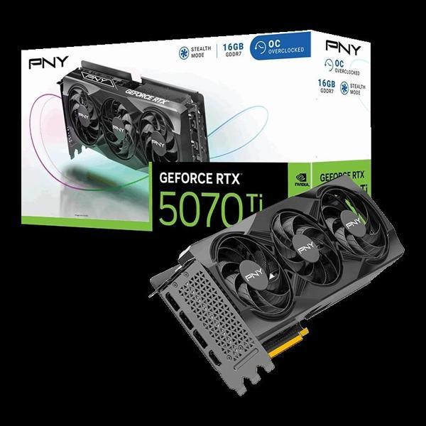TEKNOTEG - OX - Pny Rtx5070ti 16gb Gddr7 256bit( Vcg5070t16tfxpb1-o) - Image 1