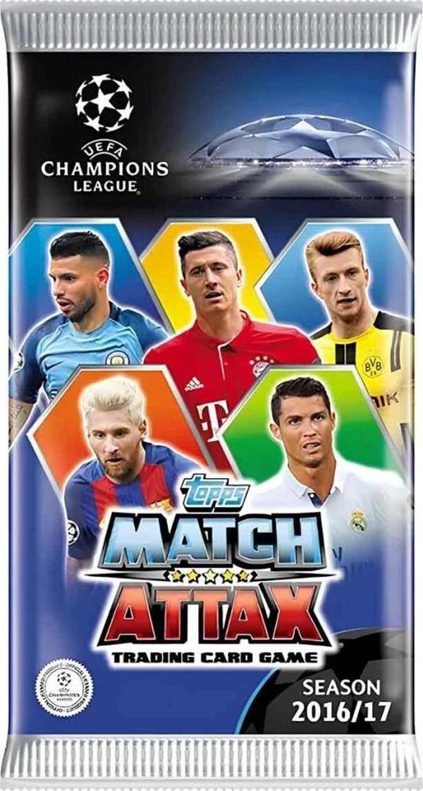 Nessiworld UEFA Şampiyonlar Ligi 16/17 Match Attax Futbolcu Kartları - 6'lı Paket - Image 1