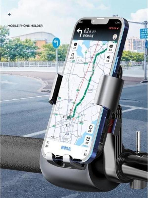 360° Gidon Bisiklet Motosiklet Telefon Tutucu - Image 1