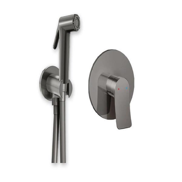 VALTEMO VALERO ROUND ANKASTRE SHUT-OFF BATARYA SETİ (ANTRASİT GRİ) - Image 1
