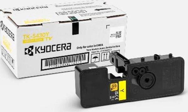 Kyocera TK-5430Y Yellow Sarı Orjinal Fotokopi Toneri Ecosys MA2100- PA2100 1.250 Sayfa - Image 1