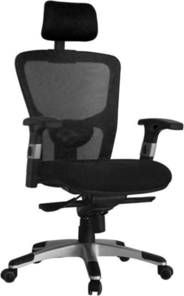 Adore Mobilya Manager Techno File Sırtlı Yönetici Koltuğu VLT-380-FS-1 Siyah - Image 1