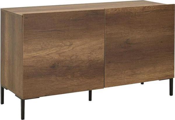 Adore Mobilya Roma 2 Kapaklı Modüler Tv Ünitesi - Koyu Ceviz (oslo Ceviz) 120x70x43 Cm (gxyxd) - Image 1