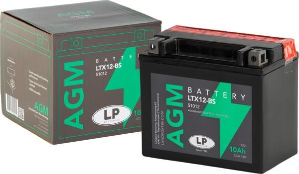 AGM AKÜ LTX12-BS 10 A KG: 3,58 L:150 W:87 H:130 CCA: 180 ZONTES 350 350cc 2023-2024 - Image 1