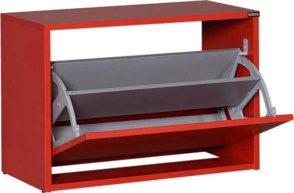 New Step Oturaklı Ayakkabılık - Kırmızı - Image 1