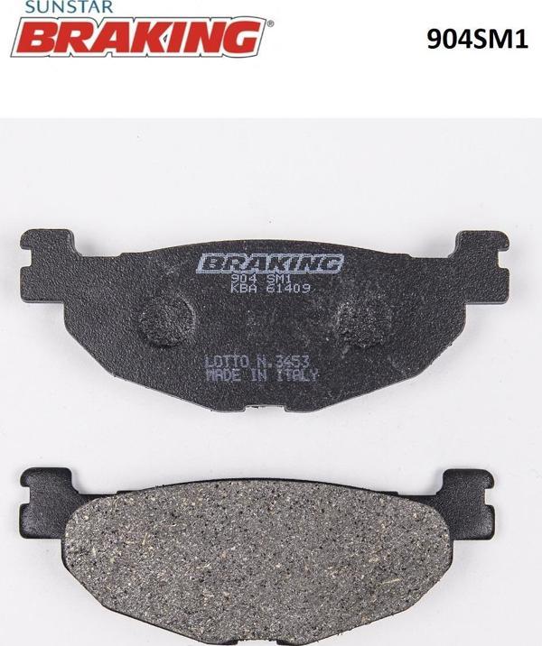 YARI METALİK ARKA FREN BALATASI YAMAHA T-MAX 500cc 2004-2011 - Image 1