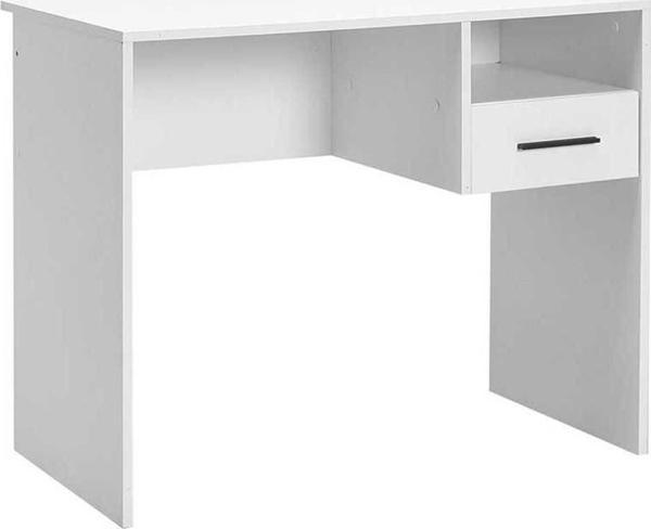 Adore Mobilya White Çekmeceli Çalışma Masası -mat Beyaz 90x75x52 Cm (gxyxd) - Image 1