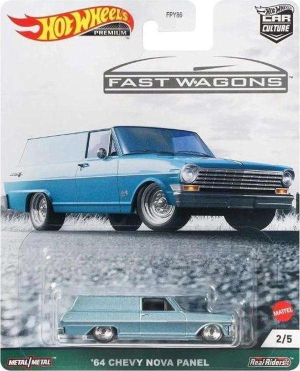 Hot Wheels Araba Kültürü Devresi Efsane Aracı 64 Chevy Nova Panel - Image 1