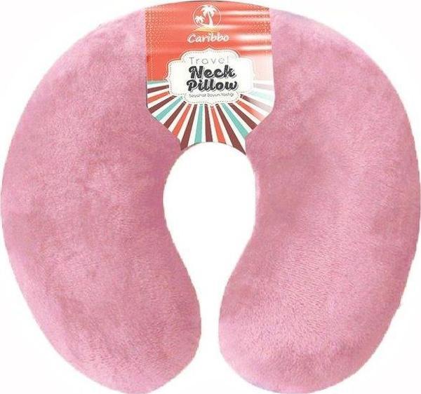 CARIBBO Seyahat Boyun Yastığı Pembe - Image 1