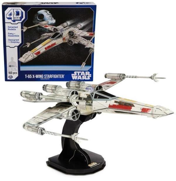 4D Build Star Wars T-65 X-Wing Starfighter 3D Model Kit 160 adet - Image 1