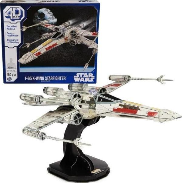 4D Build Star Wars T-65 X-Wing Starfighter 3D Model Kit 160 adet - Image 1