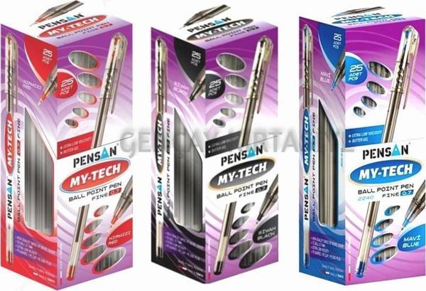 Pensan My-Tech 0.7 Tükenmez Kalem- 25'Li Paket - Image 1