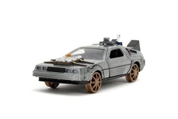 Jada Toys Geleceğe Dönüş Bölüm III 1:32 Raylı Tekerlekler Döküm Araba - Image 1