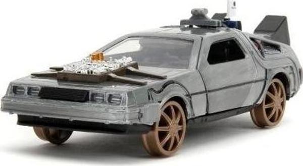 Jada Toys Geleceğe Dönüş Bölüm III 1:32 Raylı Tekerlekler Döküm Araba - Image 1