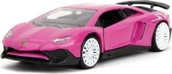 Jada Toys Pembe Fişler 1:32 Lamborghini Aventador Döküm Araba - Image 1