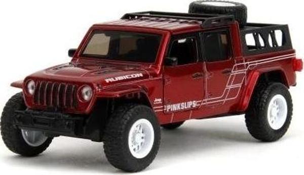 Jada Toys Pembe Fişler 1:32 Jeep Gladyatör Döküm Araba - Image 1