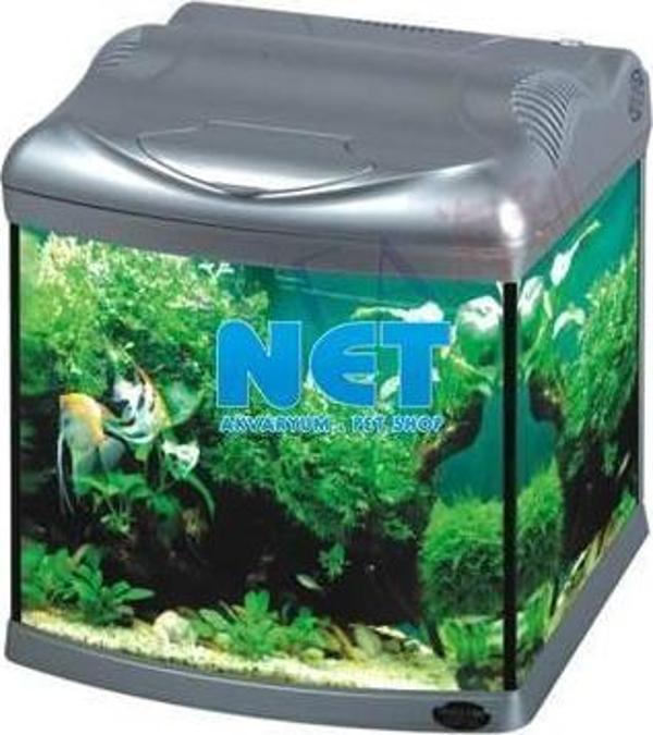 Hailea B30G Akrilik Akvaryum Gri 30 Litre 30x28x28  - Image 1