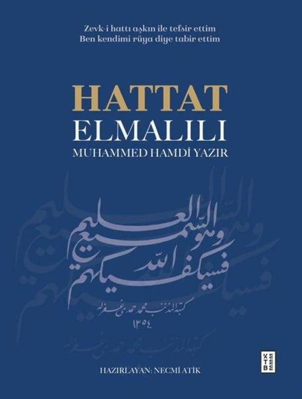 Hattat Elmalılı Muhammed Hamdi Yazır - Zevk-i Hattı Aşkın İle Tefsir Ettim Ben Kendimi Rüya Diye Tab - Ketebe - Image 1
