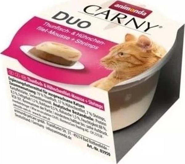 Animonda CARNY DUO TON&TAVUK MOUSSE 70G  - Image 1