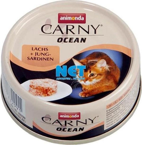 Animonda CARNY Ocean 80G Somon ve Sardalya Konserve  - Image 1