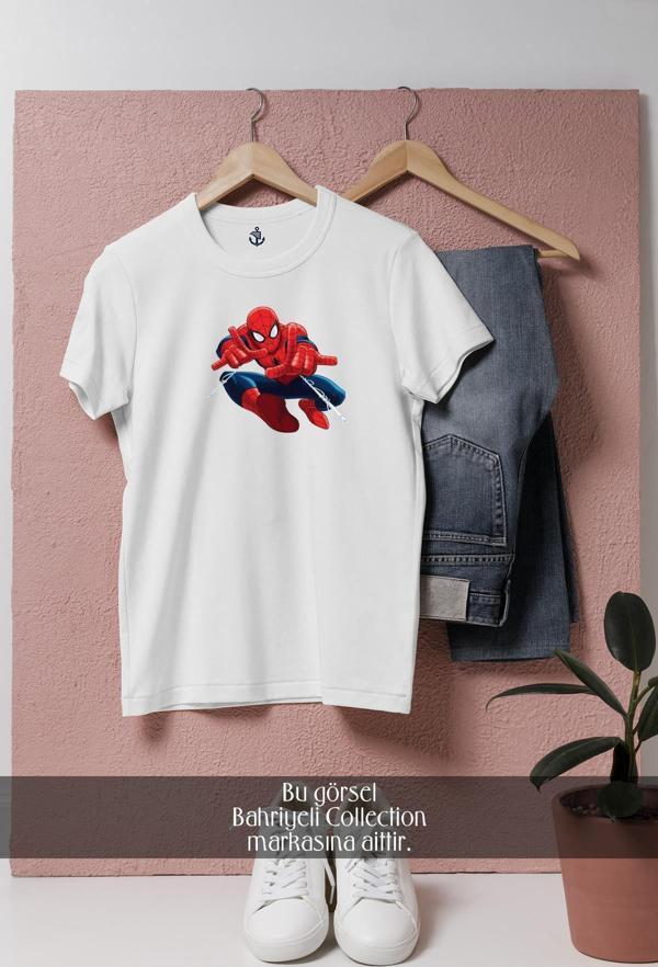 Oversize Spider-man - Örümcek Adam Vektörel  Tasarımlı Unisex T-Shirt - Image 1