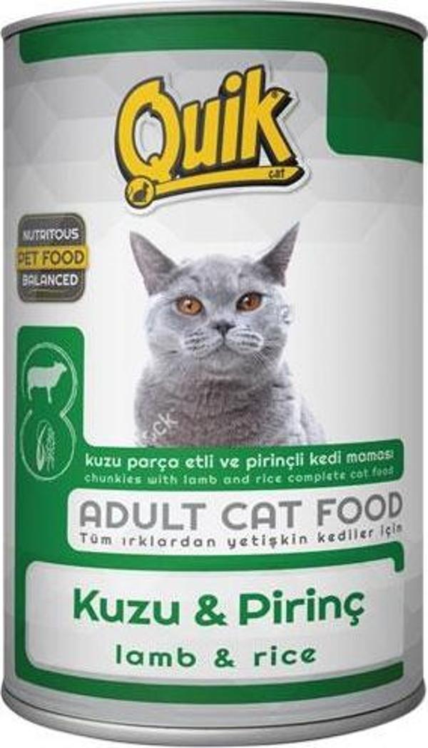Quik Kedi 415 gr Kuzu Etli-Pirinç Konservesi  - Image 1
