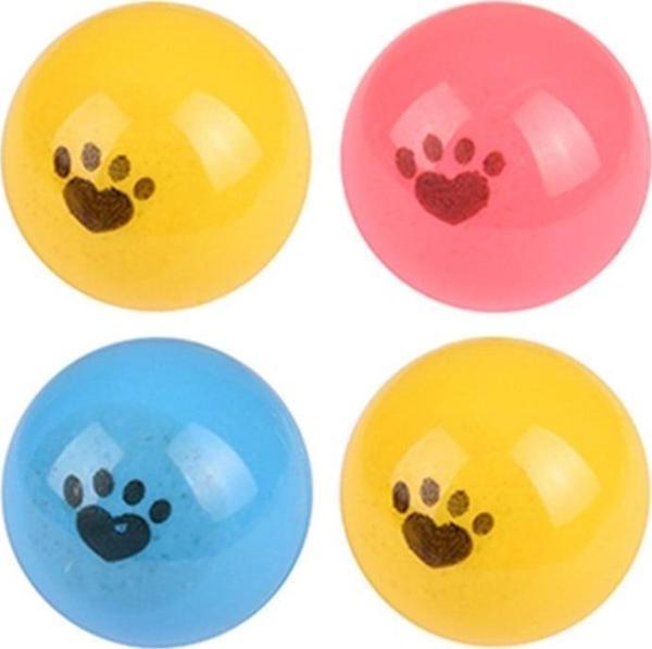 Flamingo Pinpon Topu Kedi Oyuncak 4Lü 4Cm  - Image 1