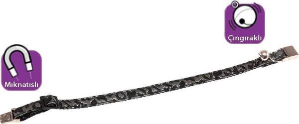 Karlie Manyetik Kedi tasma 30 cm Siyah-Gümüş  - Image 1