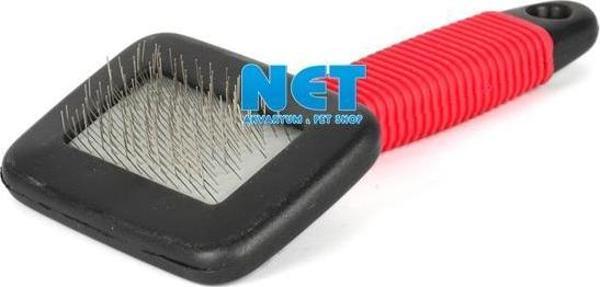 ZM-1027S İnce Uçlu Kedi Köpek Tarağı Kırmızı Small - Image 1