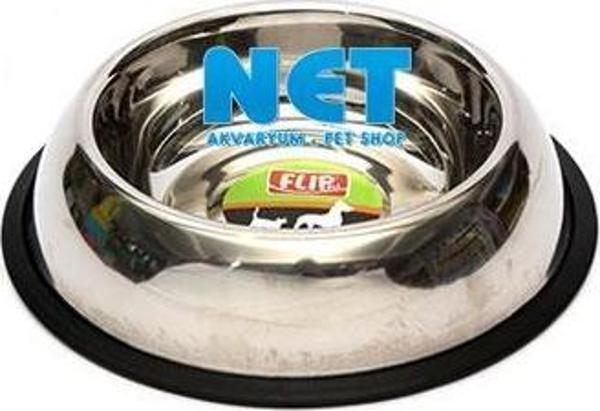 8 Oz. KE-4601 Flip Çelik Mama Kabı 0,24 L  - Image 1