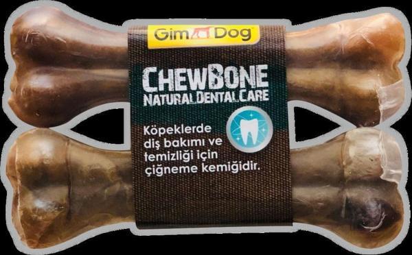 GimDog Mordimi Press Kemik 5,5 - 14cm - 2li Nature  - Image 1