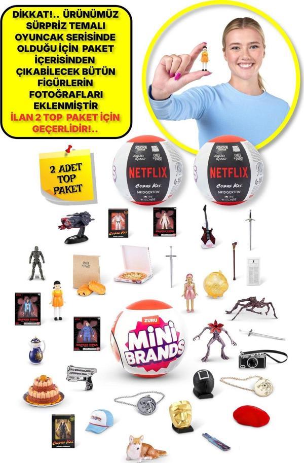 Mini Brands Mini Netflix Sürpriz Figürleri Top Paket - 2 ADET - Image 1
