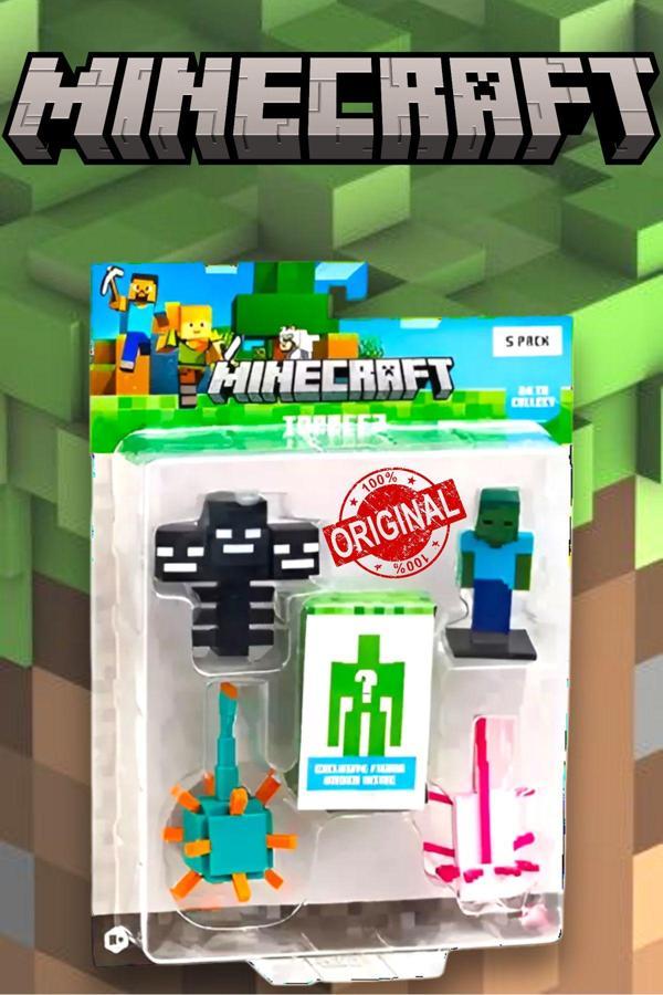 Minecraft 3D Figür Toppeez 5'li Set - MODEL 4 - Image 1