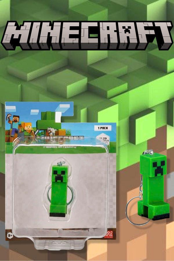 Minecraft 3D Figür Anahtarlık - Creeper MODEL 10 - Image 1