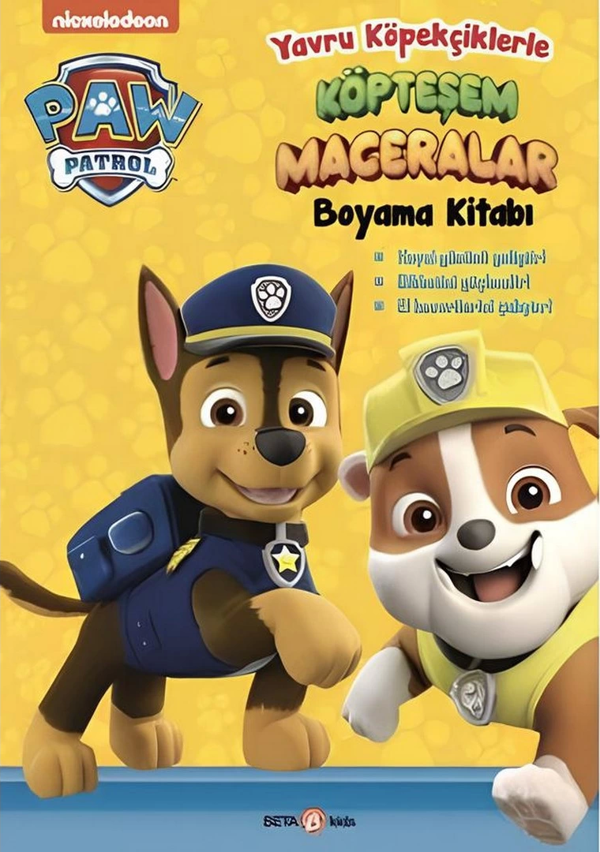 Paw Patrol Köpteşem Maceralar Boyama Kitabı - Image 1