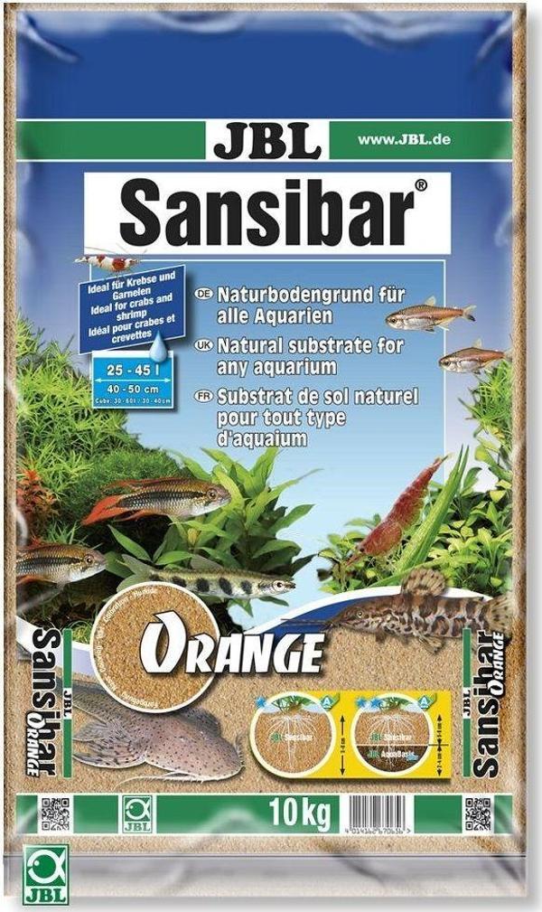 Jbl Sansibar Orange 10 kg. Akvaryum Kumu Bitki ve Normal Akvaryumlar için Uygundur - Image 1