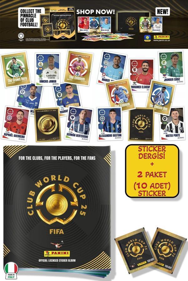 Panini America Club World Cup 2025 Albüm Major Futbol Klüplerler Dünya Kupası Sticker Dergisi - Image 1