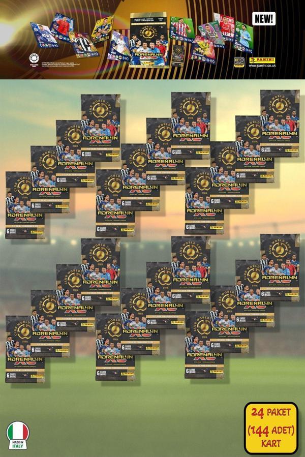 Panini Club World Cup 25 Futbolcu Kartları - 24’lü Paket (144 Kart) - Image 1