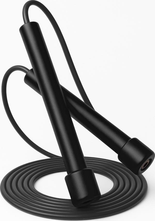 Basic Atlama İpi Uzunluk Ayarlanabilir Atlama Sekme İpi Jump Rope Siyah 515 - Image 1