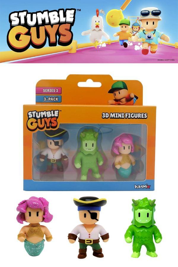 Stumble Guys 3 lü Mini Figür Seti Seri 3 - 5 CM - Model 9 - Image 1