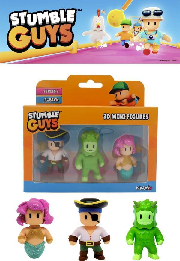 Stumble Guys 3 lü Mini Figür Seti Seri 3 - 5 CM - Model 9 - Image 1
