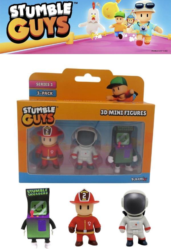 Stumble Guys 3 lü Mini Figür Seti Seri 3 - 5 CM - Model 3 - Image 1
