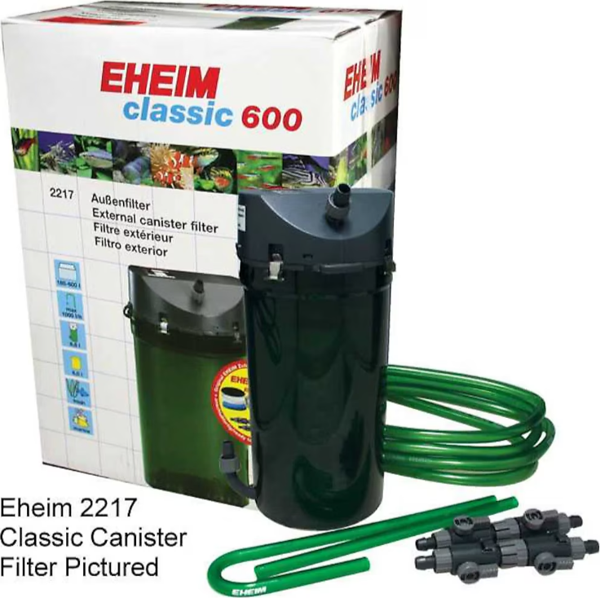 Eheim Classic 600 2217-02 Dış Filtre Musluklu  1000 L/H  Anadolu Pet Ürünü - Image 1