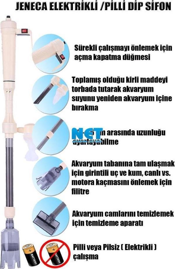 Jeneca Pilli Dip Süpürgesi AS615B - Image 1